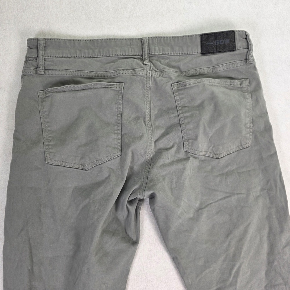 GDW General Denim Works Roam Relaxed‎ Straight Leg Grey Pants Mens 37x27 - Picture 5 of 9